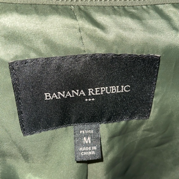Green Banana Republic Utility Jacket with Cargo Pockets - Picture 3 of 3